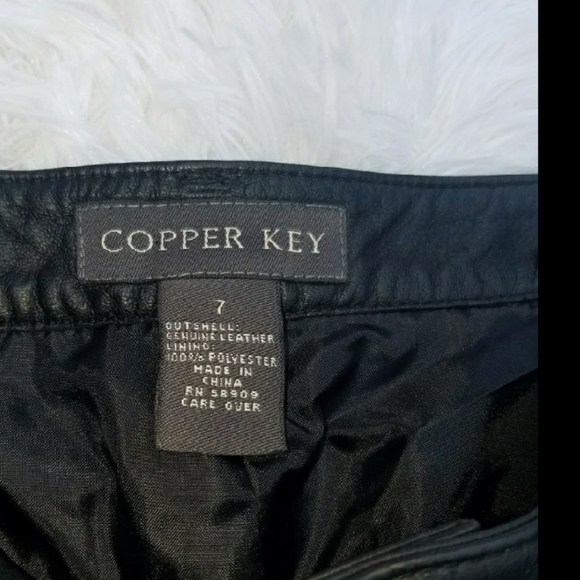 Copper Key 100% Leather Pants - Picture 6 of 8